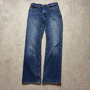 Ariat M4 Relaxed Boot Jeans Mens 32x36 Blue Denim Durastretch Cowboy Work